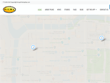 Tablet Screenshot of chicagoparkingmap.com
